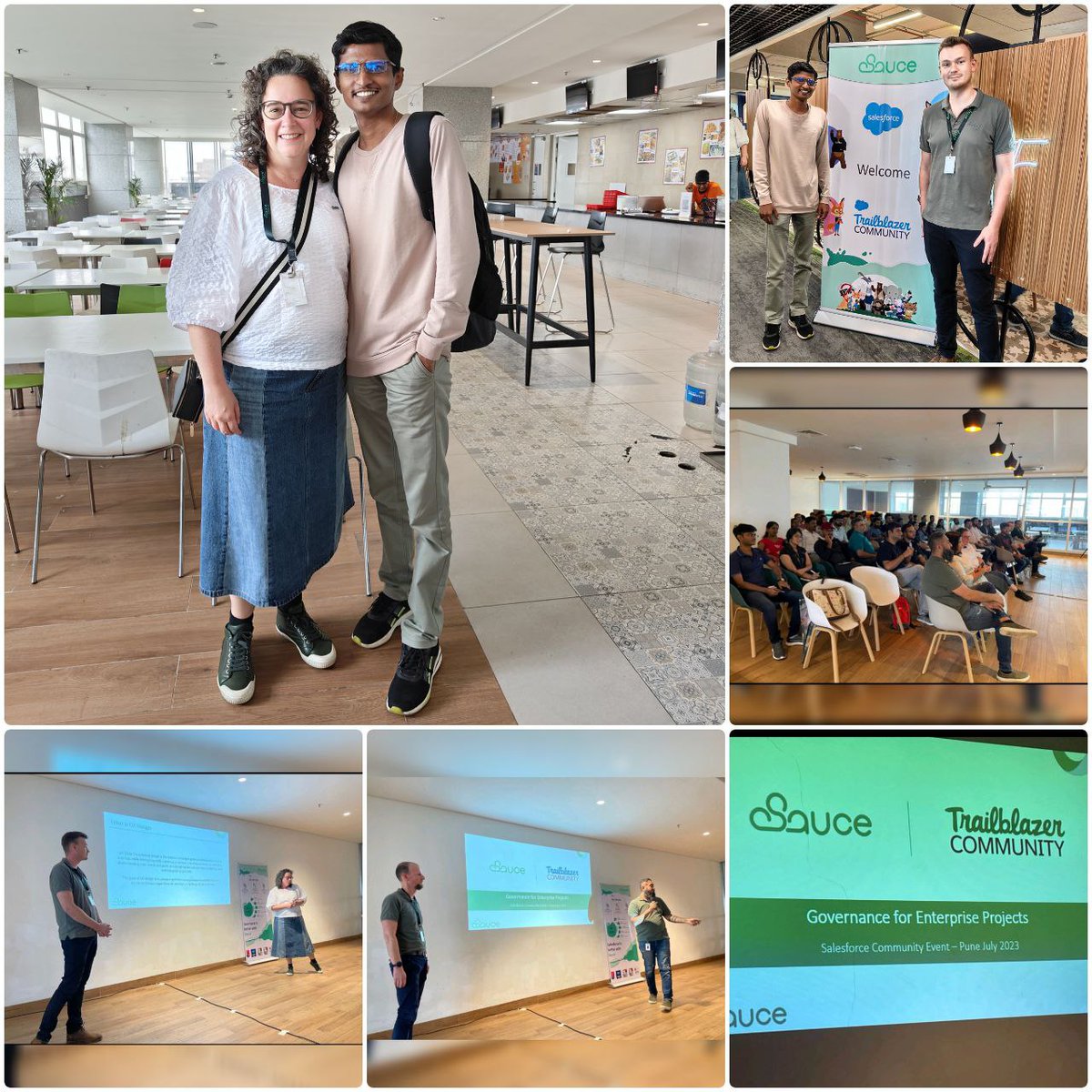 Feeling amazed and inspired after attending the 'Salesforce Developer Group Community Event (@PuneSFDC) at @Sauce Thanks to all the Sauce team, Martine Campagna, Hiral Sawla, Chris Mitchell, Glen Adamson, Sandhya Mangrulkar, Ashvin Bhatt, @parthv4u #salesforce #trailhead