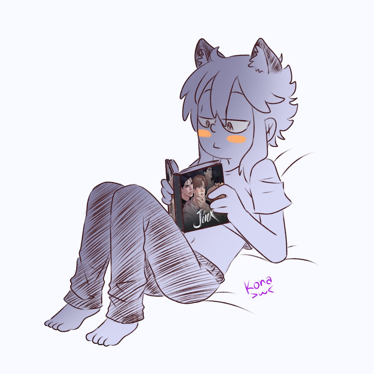 KonaNeko2's tweet photo. Tarde de lectura con Kibo ~ 👀✨
#ilustraciones #artdigital #sketch #sketchbook #calartsstyle #digitalart #funny #kawaii #desing #ocdesigner #lineart  #ilustraciones #funnymoments #painttoolsai https://t.co/yZX7ed5hm9