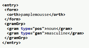 TEIconsortium's tweet photo. #TEI #ElementoftheWeek <gram> (grammatical information) within an entry in a dictionary or a terminological data file, contains grammatical information relating to a term, word, or form. - https://t.co/4hRCwGzS24. https://t.co/KkpsWs1aFu
