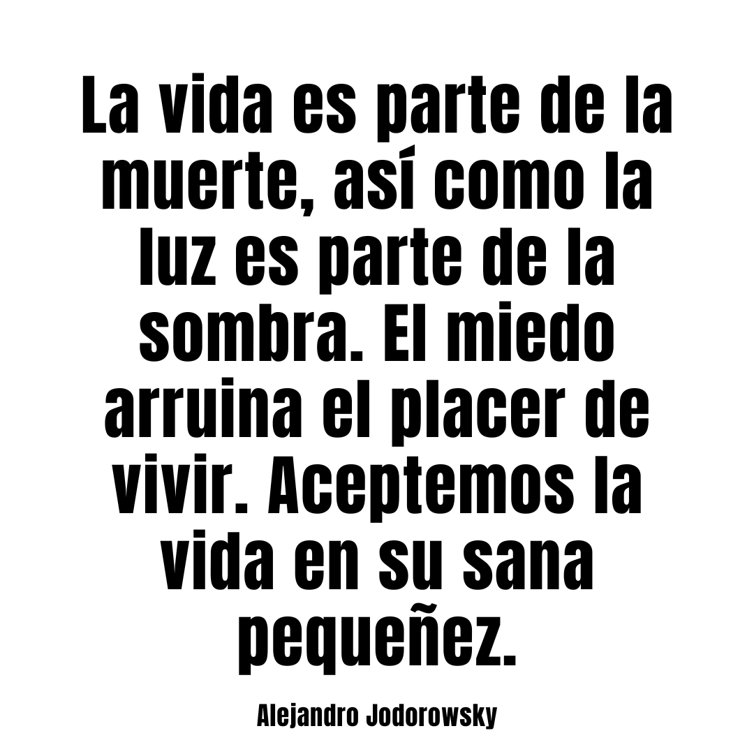 alejodorowsky's tweet photo. Aceptemos la vida... https://t.co/C2fqqmqILe