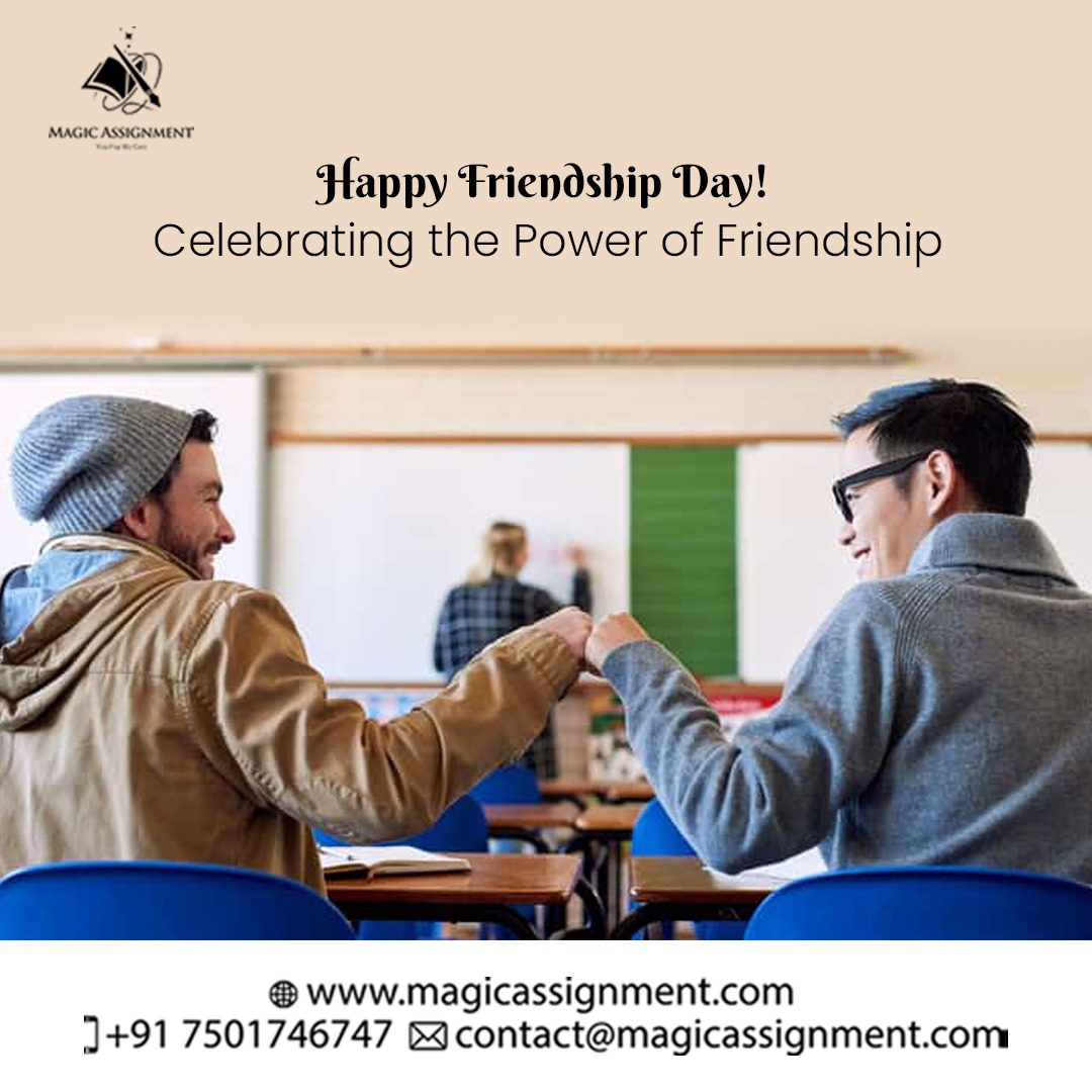 MagicAssignment's tweet image. 📷 International Happy Friendship Day! 📷 Celebrating the Power of Friendship 📷📷 Tag your best friend and share a special memory that defines your incredible bond. Let's cherish and honor the friends who make our lives brighter! 📷📷 #FriendshipDay #magicassignment #magicment