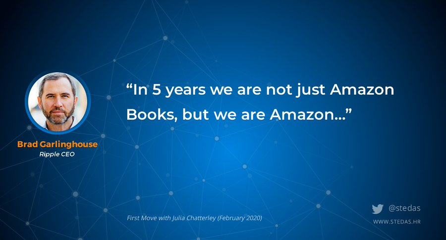 stedas's tweet photo. Ripple by 2025 = Amazon 

$XRP #fintech #crypto #blockchain @Ripple
👉https://t.co/lujQ3OTyKw https://t.co/OJP8ADPN7k