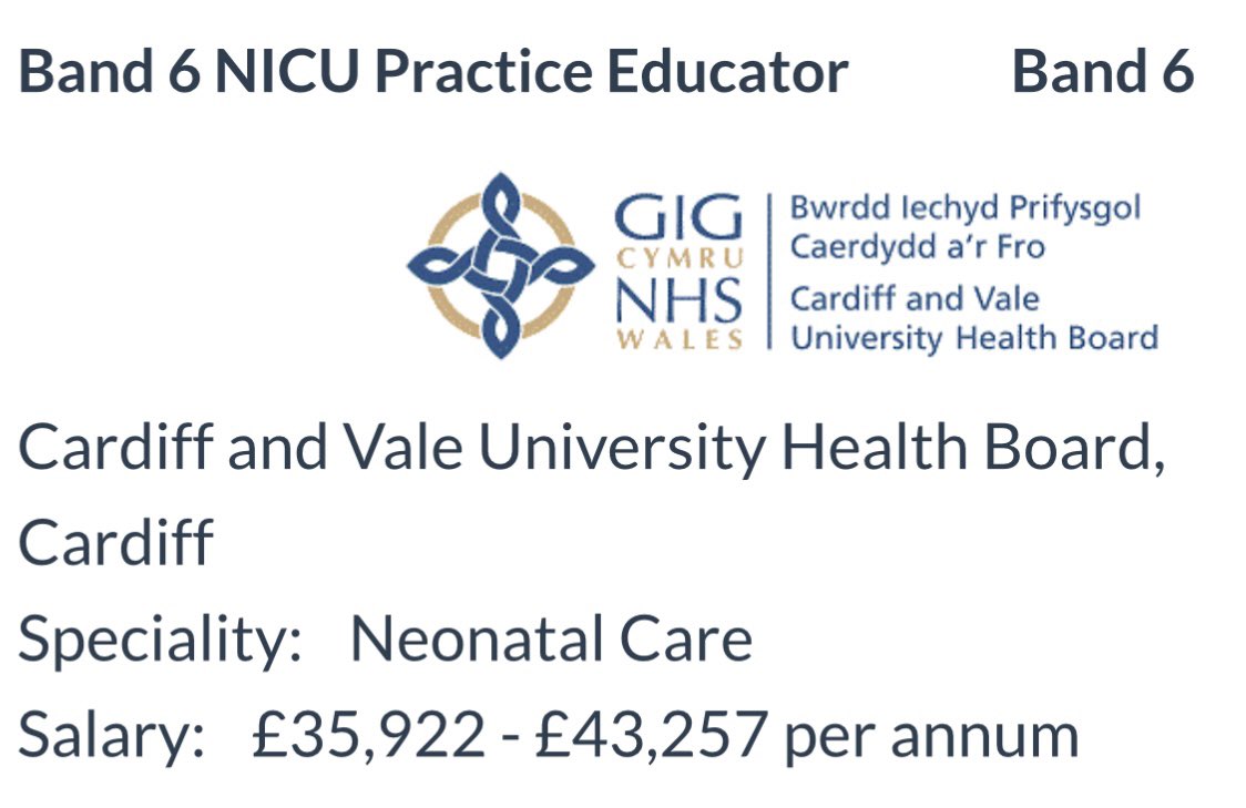 We are looking to expand and develop the neonatal team in Cardiff. This is a a great opportunity to join our practice education team.