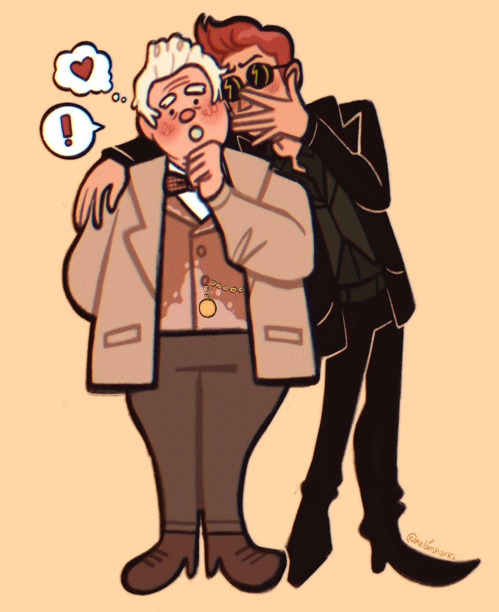 melonsharks's tweet photo. so happy nothing bad happened to them and everything is back to normal! yay! :D

#goodomens #goodomens2 #GoodOmens2Spoiler https://t.co/pCGcS8Cu0O