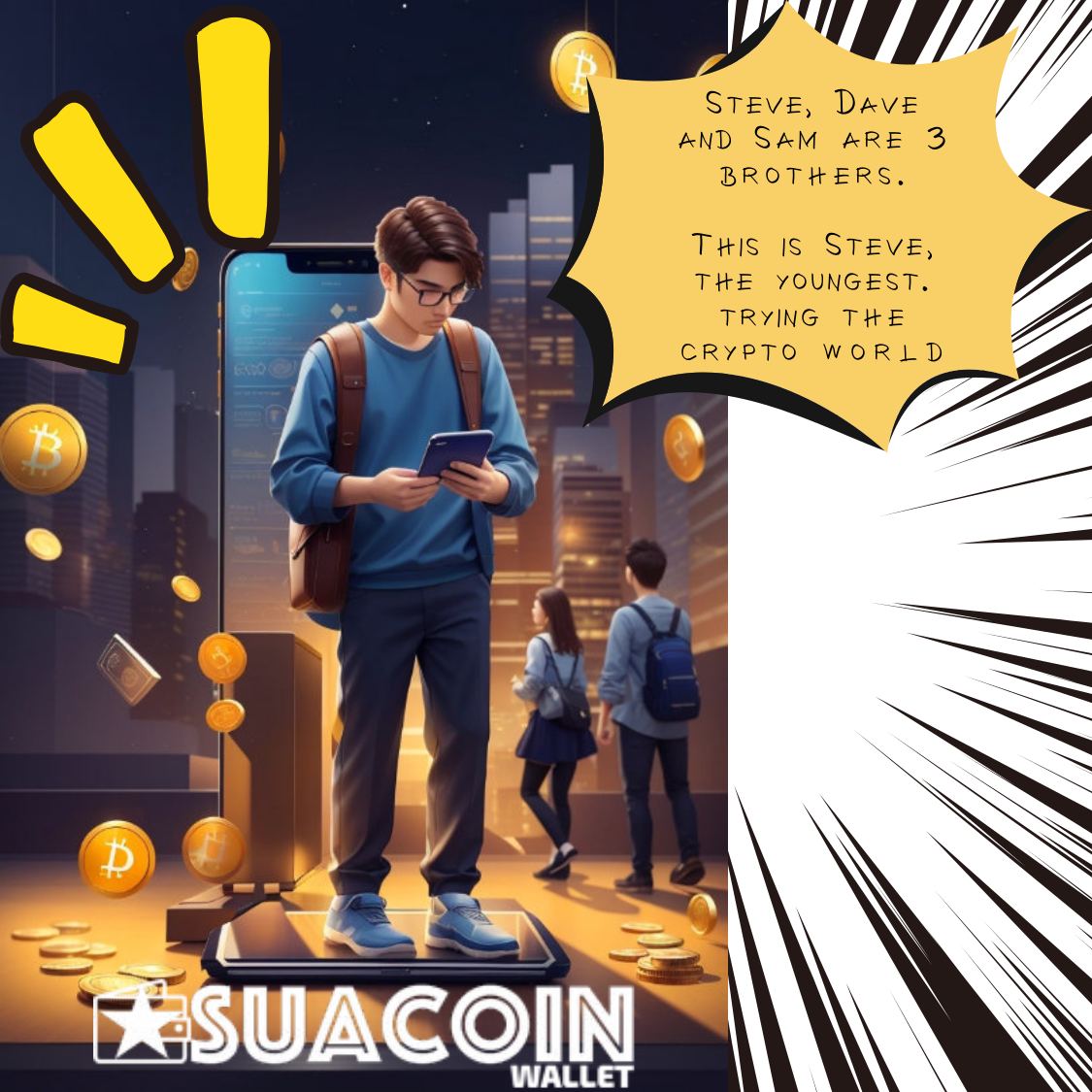 Web Wallet now available. Register for free and be one among the first 10,000 users to get 10.10101010 free coins. suacoin.xyz