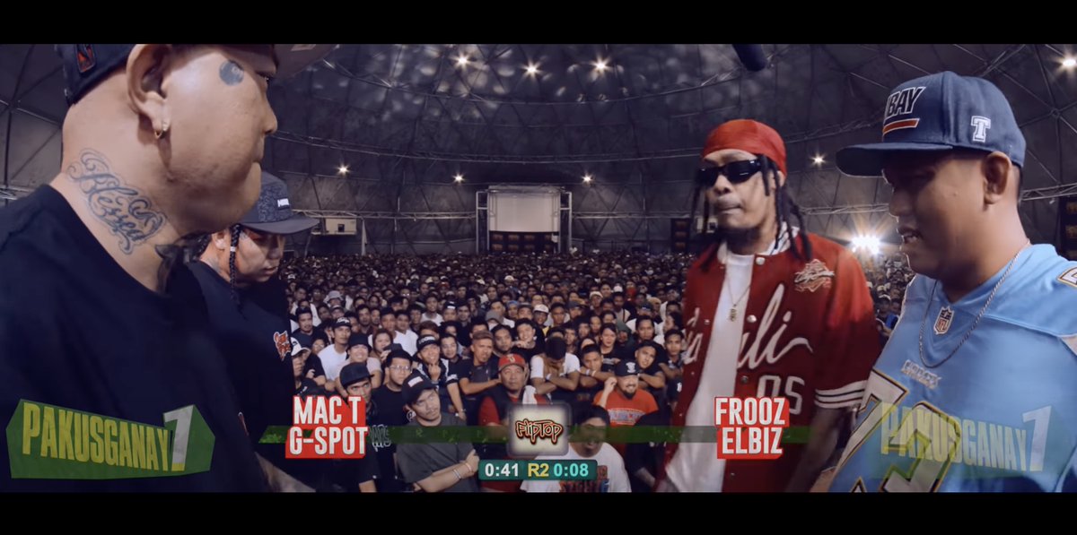 FlipTop_Battles's tweet photo. ANG PAGBABALIK! https://t.co/Z5si8BhLBF
FROOZ/ELBIZ VS MAC T/G-SPOT!
Happy weekend sa inyong lahat! At sino mga naiisip niyong magandang magpares sa labanang Dos Por Dos?
#Frooz #Elbiz #MacT #GSpot
#FlipTop #Pakusganay7 https://t.co/ejBNYTCxT3