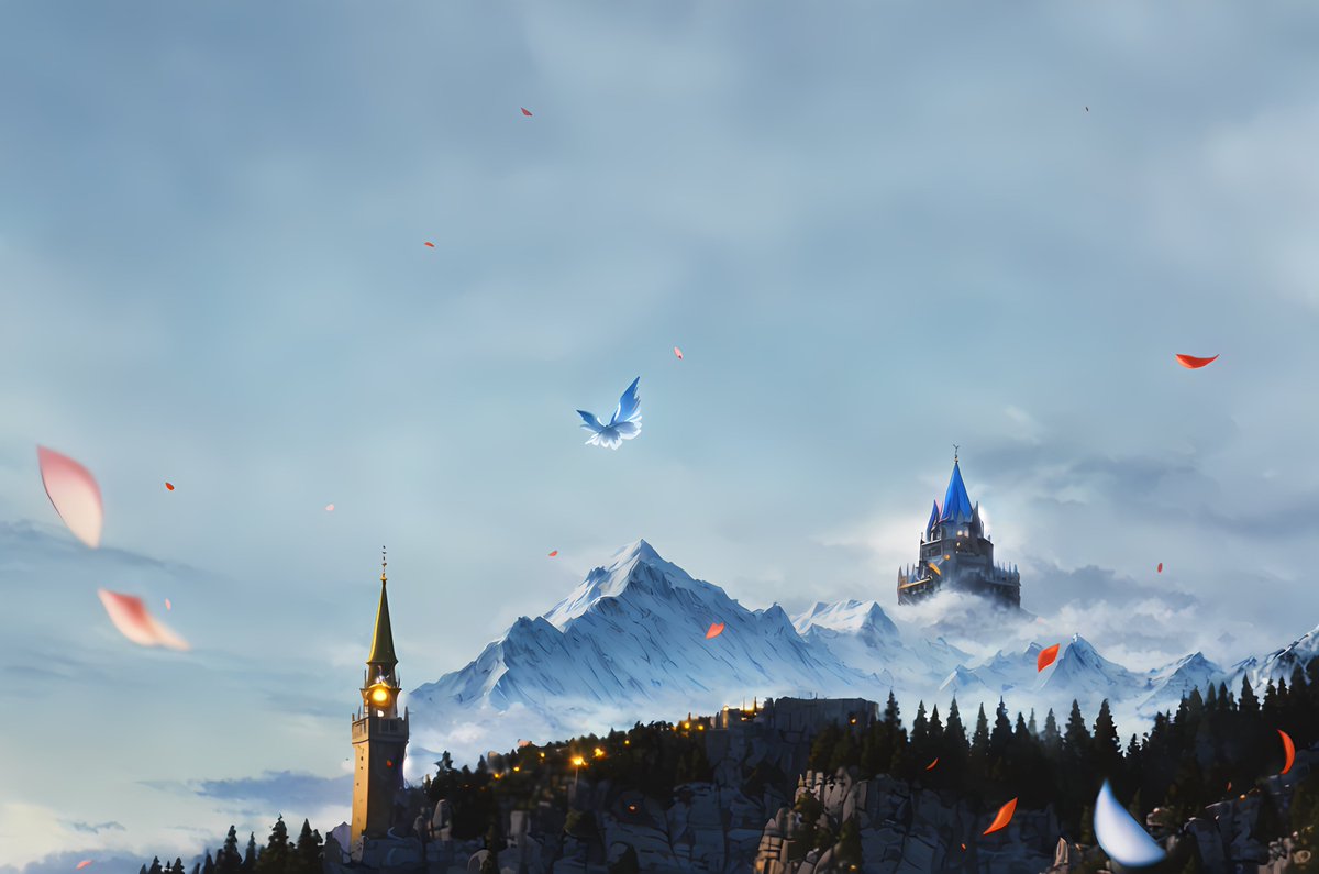 AiartMy58908's tweet photo. The Ancient Towers in the Mountains
#ai #aiart #myaiartpage #phototoart #digitalart #tower #ancienttower #magictower #mountains #mountainpeak #butterfly #magic #castleinthesky
#castle
https://t.co/Hfgfw30HrW
(for full gallery) * work in progress * https://t.co/bUMQKhj6aP