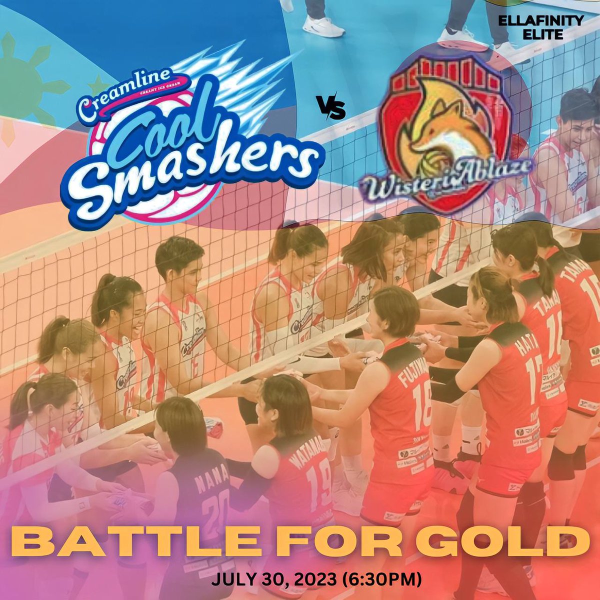 ellafinityelite's tweet photo. THIS IS IT, THE FINAL GAME!
Wishing you and the team the best of luck! You all have put your time and effort, so it’s your time to shine now!
Bring us the bacon!!!
LET’S GO ELLADJ!
LET’S GO CREAMLINE!
📸: @aandomingo
#EllaDeJesus
#EllafinityElite https://t.co/vTr4USeawP