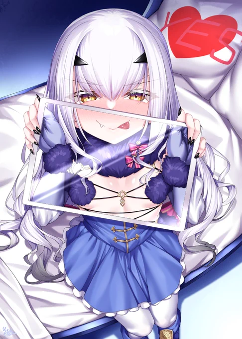 水着メリュ子ありがとう…ありがとう…… #FGO #FGO8周年メッセージ #FGOフェス #メリュジーヌ