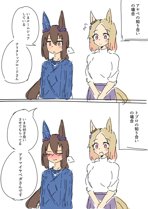 卒業後同棲トプアヤ
知り合いエンカウント 