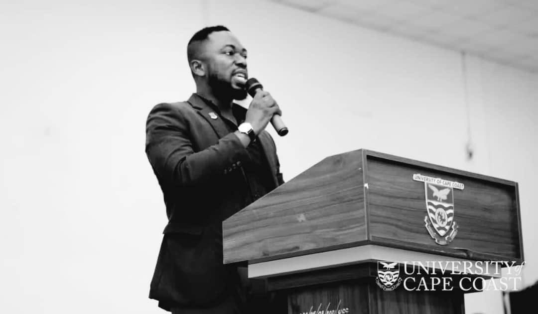 VoiceOfUCC's tweet photo. “When you cannot control what is happening, challenge yourself to control the way you respond to what is happening. That is where your power is.”
                  -Frank Otumfour. https://t.co/LR49ZsQP5v