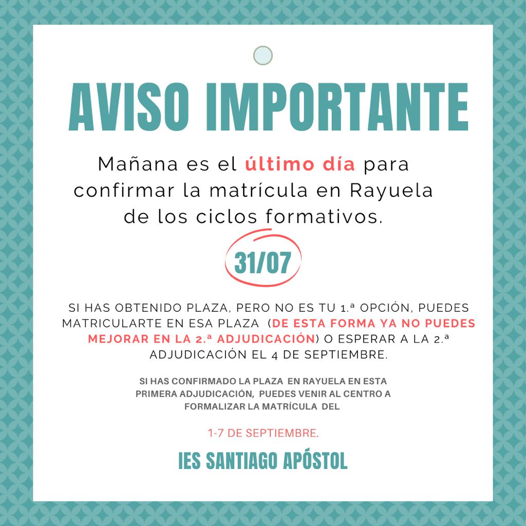 santiagoapostol's tweet photo. #FormaciónProfesional 
@FpExtremadura https://t.co/sNMifBAYVh