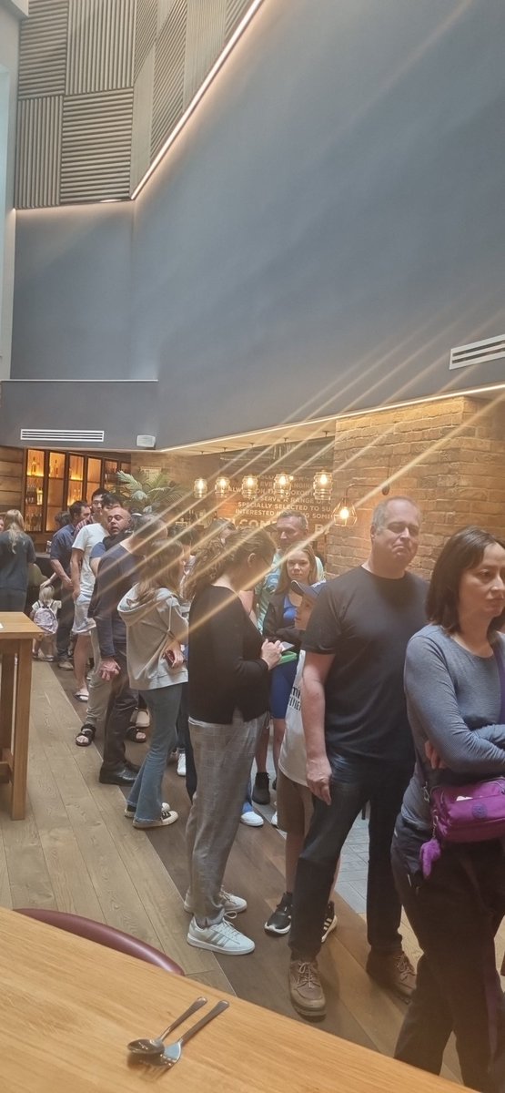 Hey, <a href="/premierinn/">Premier Inn</a> , why on earth is there a 20 minute wait to get a table for breakfast at your hotel in Paddington? Lots of free tables, but not allowed to sit at them.
