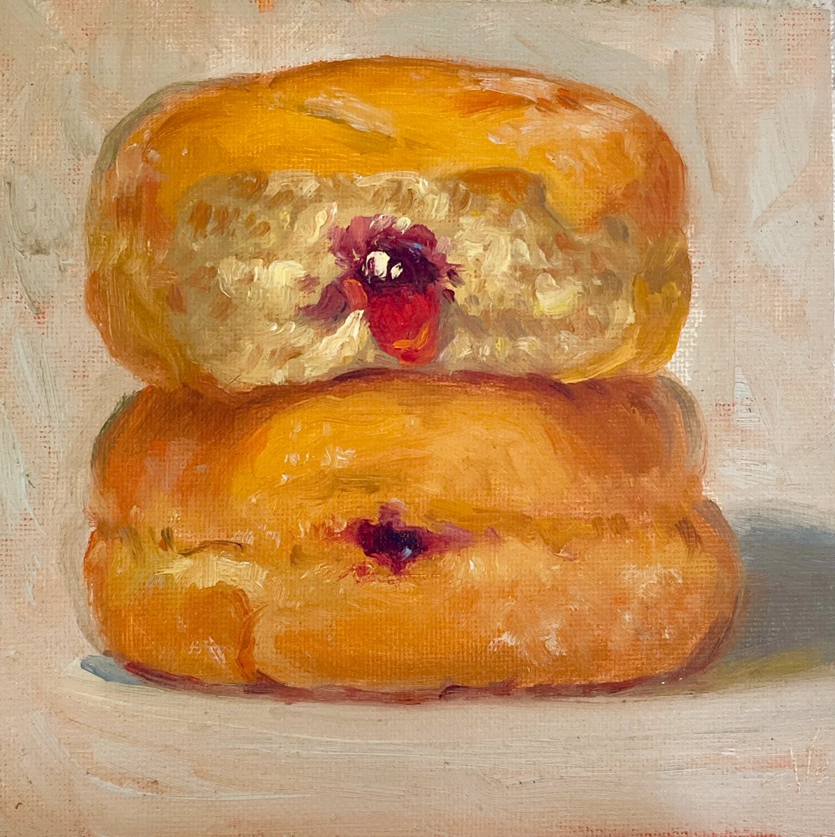 Gm artists &amp; collectors

Have a Jelly Donut

Nom nom nom 😋 

Happy Sunday to you all 

Art by <a href="/NoahVerrier/">Noah Verrier</a> 
Available on Stroke