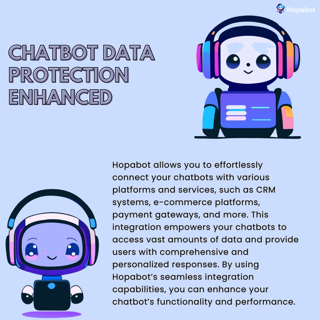 Hopabot's tweet photo. Chatbot data protection supported by enhanced security and privacy.
#Hopabot
#Blockchain
#ChatbotData
#Metaverse
#Digital Finance
# Automation Scenarios https://t.co/OwQ04axE0P