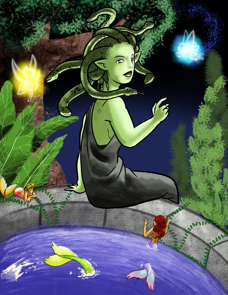 Devil7win's tweet photo. Fantasy Magic
Just a drawing of my idea of Medusa

#Devil7win #devil7win #devil7winart #fantasy #fantasyart #mythology #mythologyart #art #digitalart #digital #illustration #illustrationart #digitalillustration #medusa #medusaart #female #femalemodel #femaleartist https://t.co/xHMbx28DP5