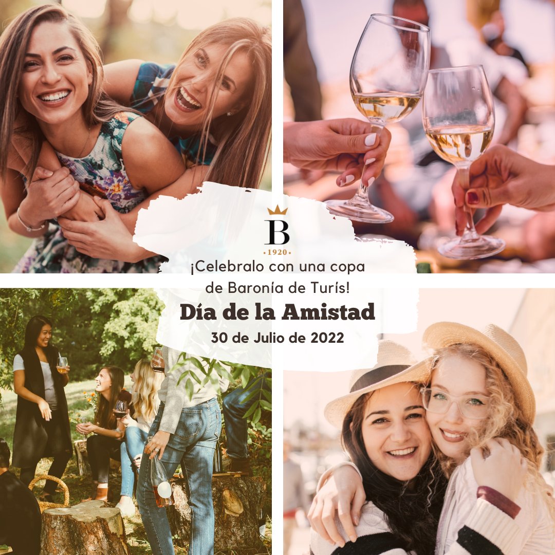 No hay nada mejor que celebrar la amistas con una copa de vino.
Brinda por tus amigos.
Brinda con Baronía de Turís