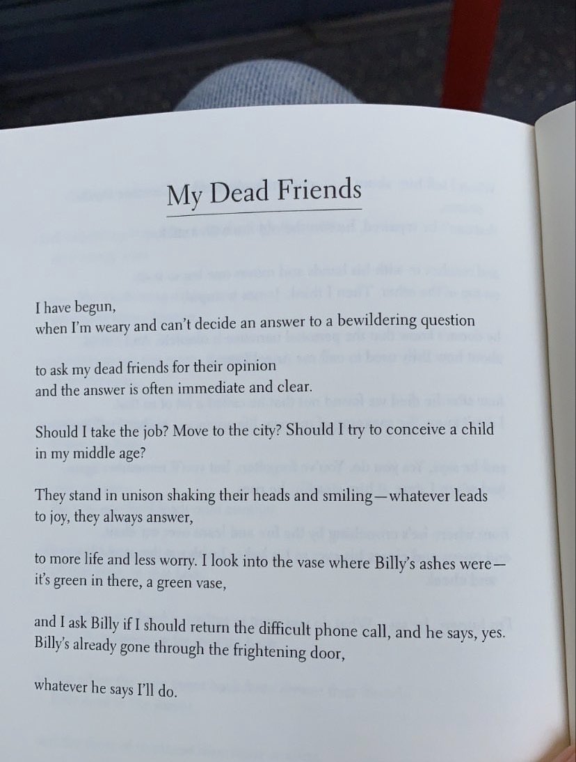 EmilyHarrii's tweet image. - Marie Howe (for Josh, who I miss today and every day of the last 8 years 🩷)