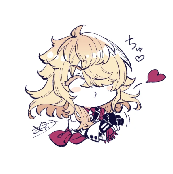 パソコンちゃんがごぜんちゅうと打ったら御前ちゅうと変換してきたので描いとく