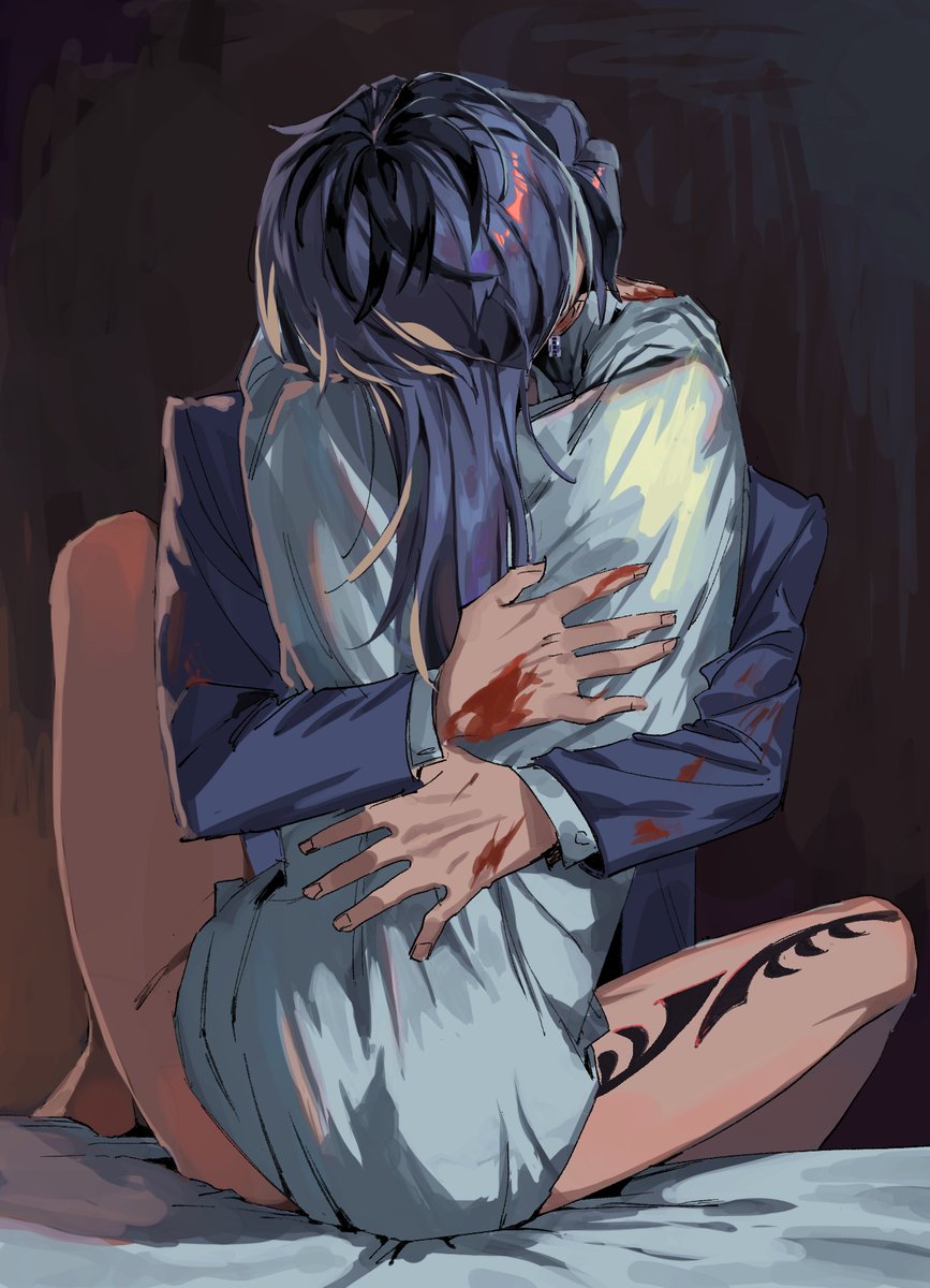 omanjumaturi1's tweet photo. 蘭竜　イチャイチャしてるだけの絵 https://t.co/7pSFXQ7kYY