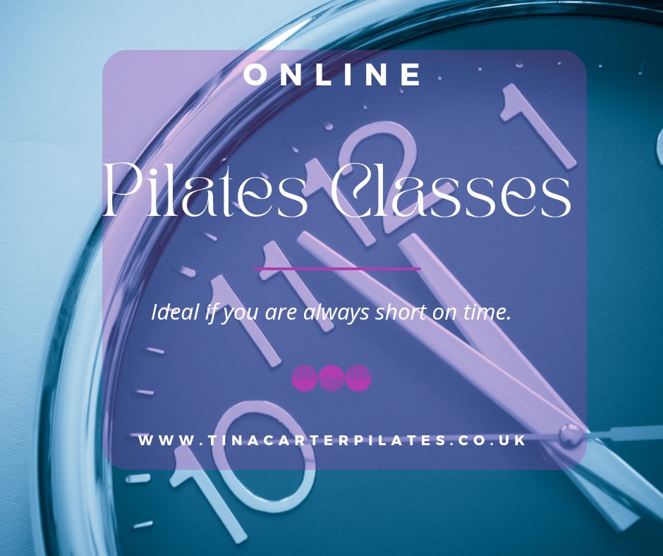 tinacarterpilates.co.uk

#pilatesonline  #pilatesworkout #onlinepilates #onlinepilatesclasses