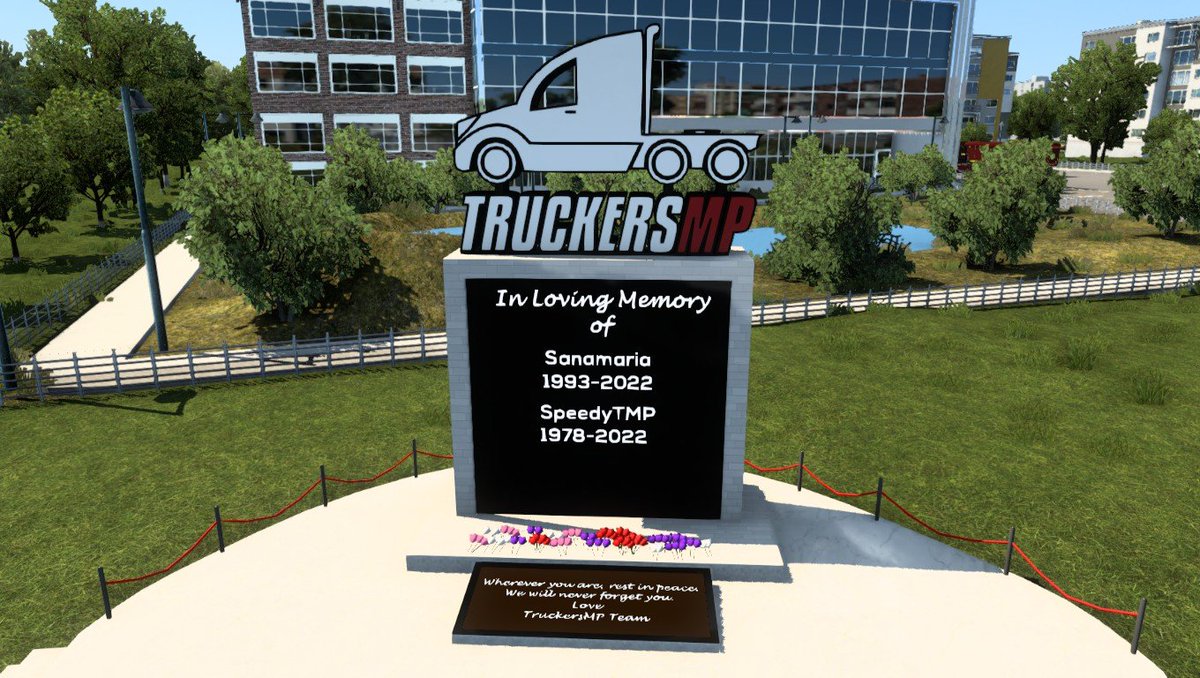 lyta_moon's tweet photo. A really beautiful and touching update in @TruckersMP https://t.co/glpUeqVO1Y