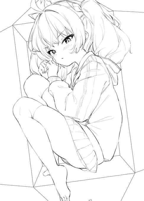 やっと本文終わって表紙を描いてるのじゃ…😶 