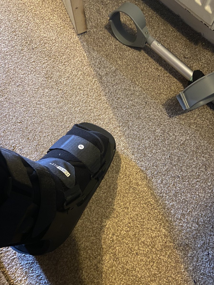 11 months later 💀 the exact fucking same, can’t put weight without the boot so I can’t play f1 for maybe a couple weeks as I can’t put any pressure on my brake pedal 😭🤦‍♂️