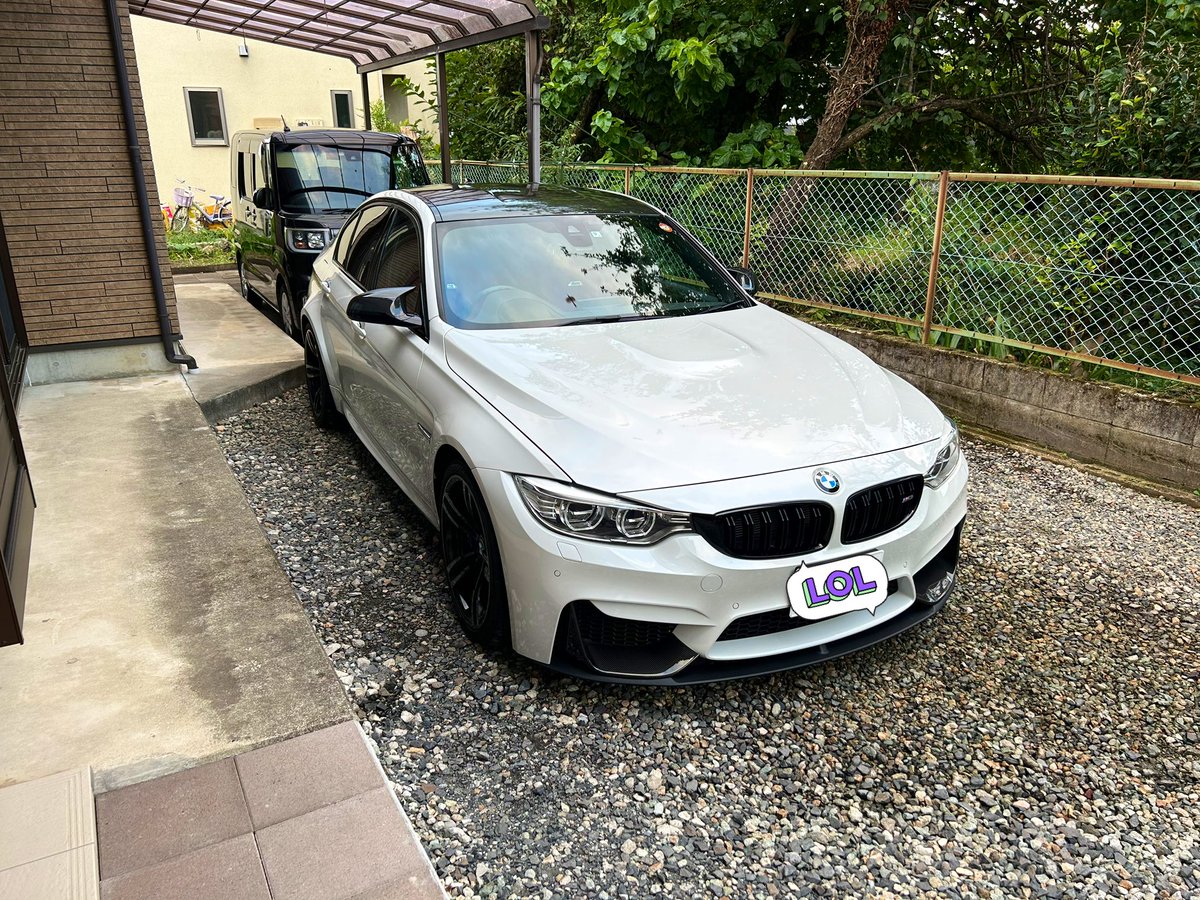 Kuro_F80's tweet photo. 洗車したけど暑すぎてヤバい... https://t.co/rUGvexy9AR