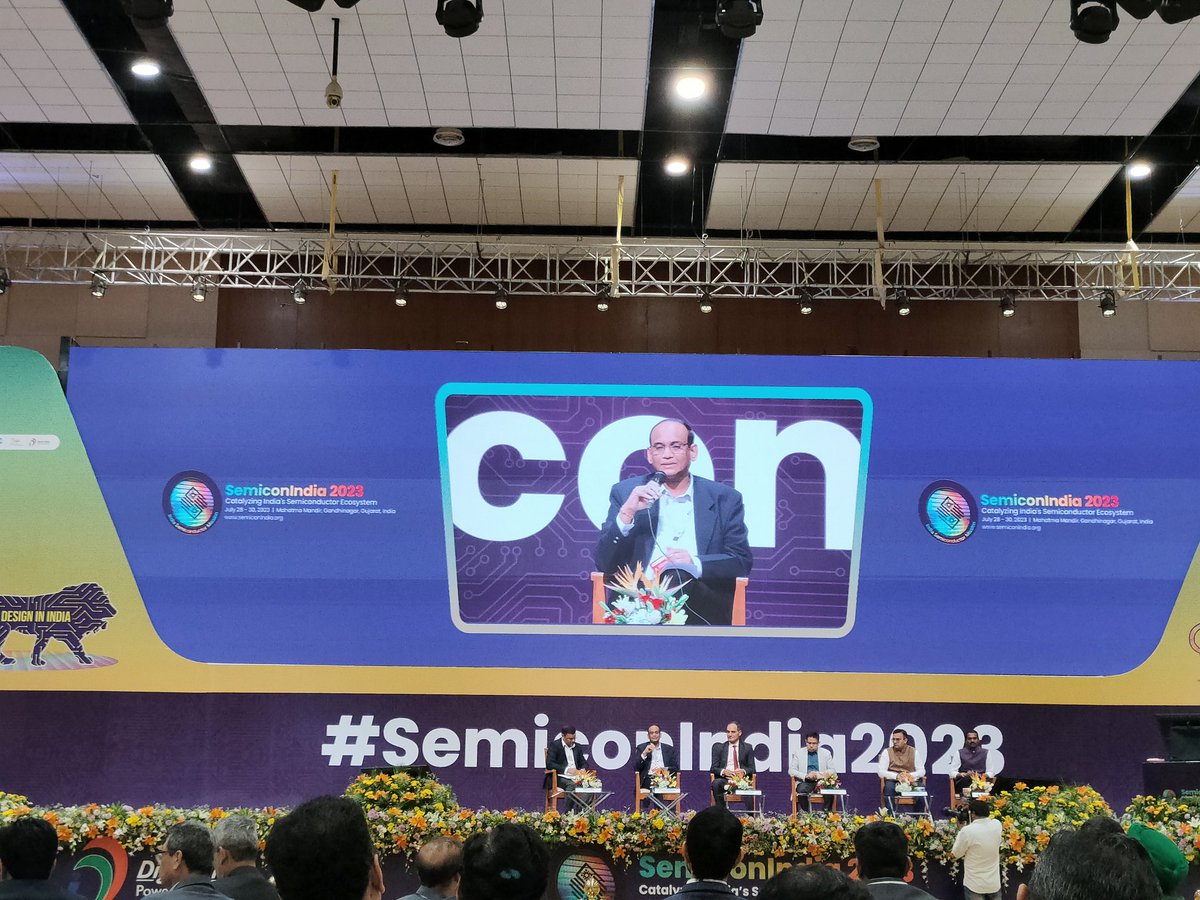 #semiconductor is the new era of #research
3rd day panel discussion at
#SemiconIndia2023 emphasized on the readiness assessment of the State Policies for #electronics and #Semiconductors