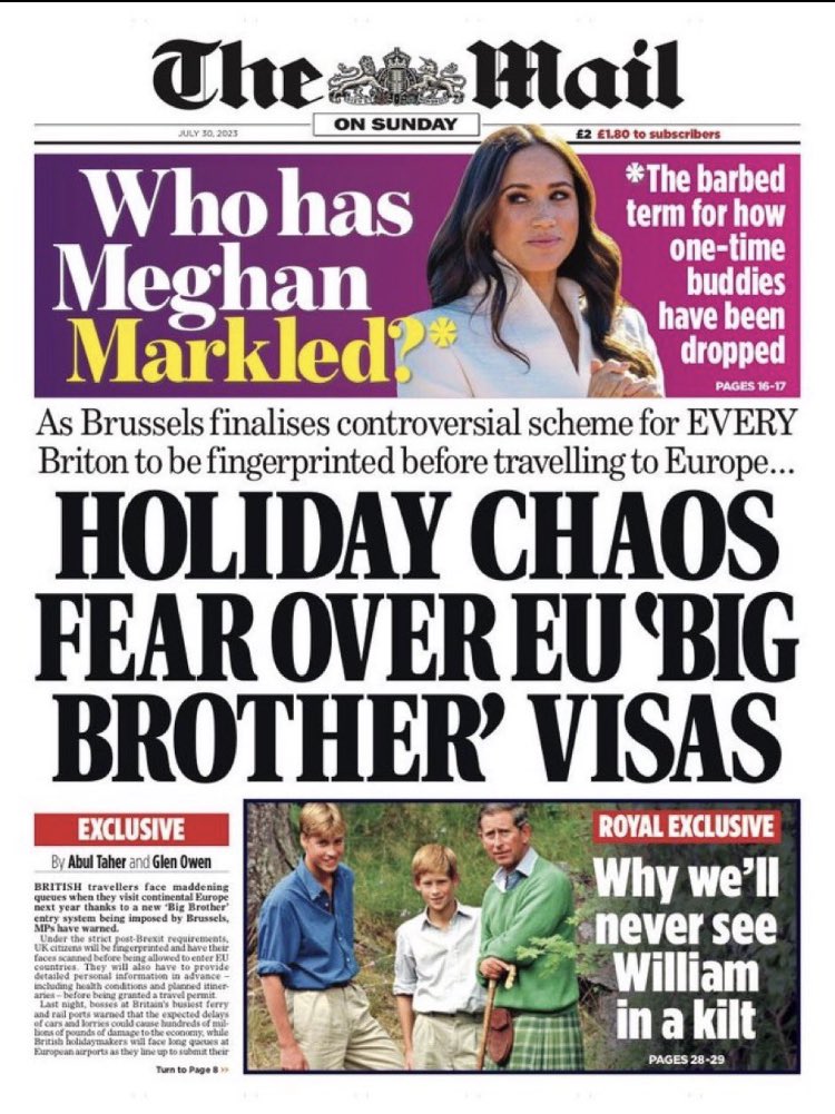 Gib1Wayne's tweet image. “Controversial” #FFS 🤦‍♂️ For the US you need an ESTA &amp;amp; 💰&amp;amp; have 📸/🖐️ taken on arrival. Can’t👂any complaints! Plse don’t tell me that the blind 🐑 who voted LEAVE 🤔 that taking back their borders meant that the 🇪🇺 borders were still freely open to them 😂🤯😡🤬 #RuleBritannia