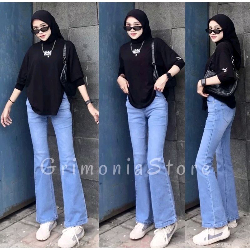storemilenial's tweet photo. Cek GS -Celana Jeans Zeniva Highwaist Cutbray Flared- Streetch Premium Quality dengan harga Rp72.653 - Rp160.923. Dapatkan di Shopee sekarang! https://t.co/Ux1t5S35sh https://t.co/lTKp33t79s