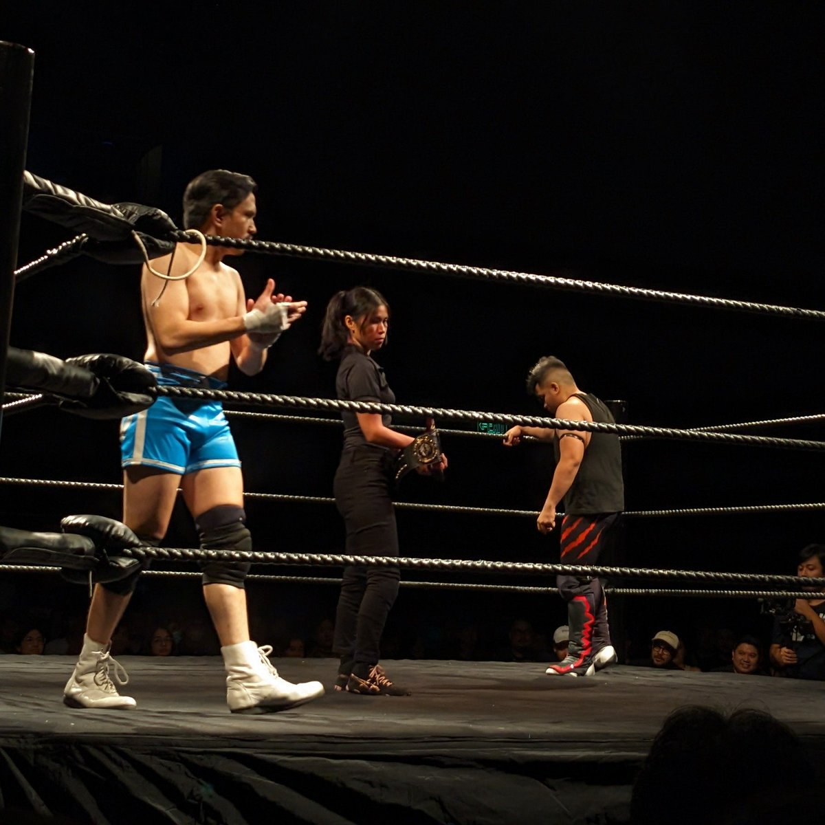 FilProWrestling's tweet photo. 🚨 MAIN EVENT TIME 🚨
It's the highly-anticipated match-up between Cali Nueva and Mike Madrigal!
#FPW #FPWAstig #FPDub https://t.co/eseWybSa6f