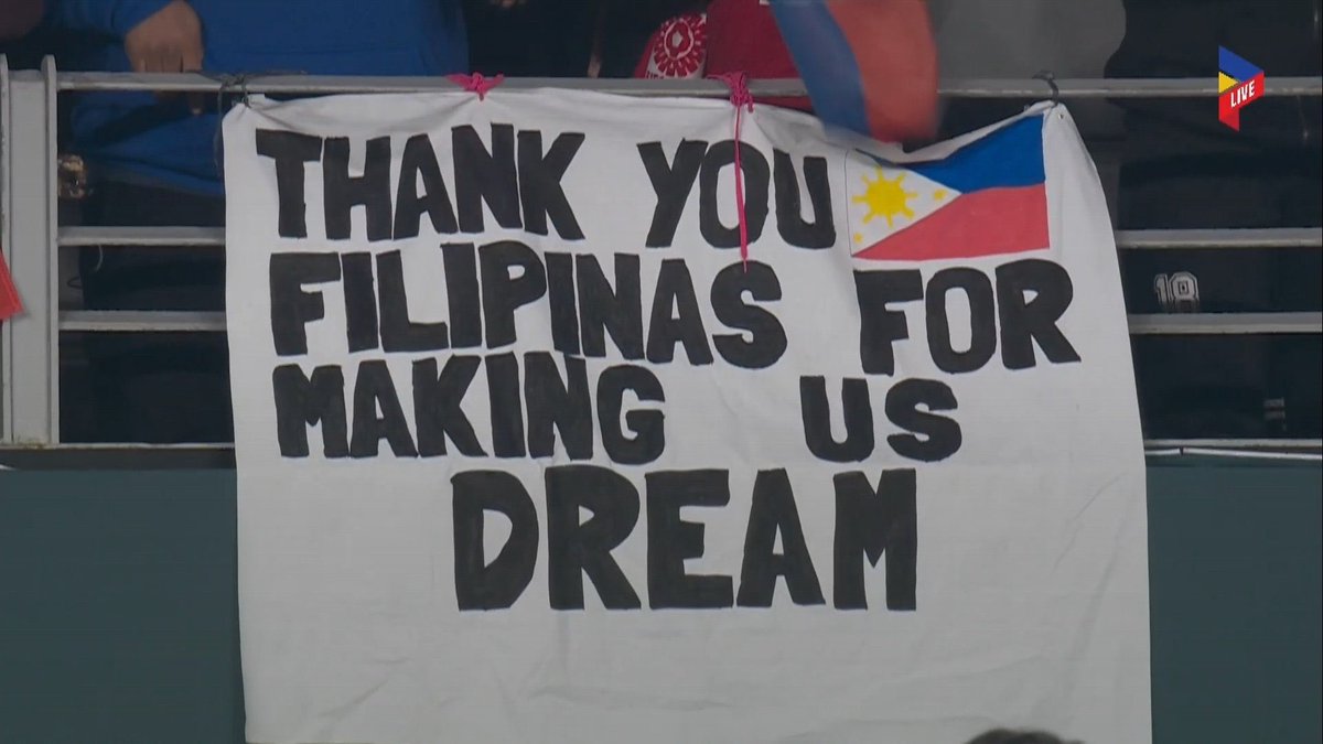 amtcfc's tweet photo. this photo is EVERYTHING.

thank you @PilipinasWNFT 🇵🇭🫶🏼

#PHI #FIFAWWC #LabanFilipinas #AbanteBabae https://t.co/XIb5uNvyfS