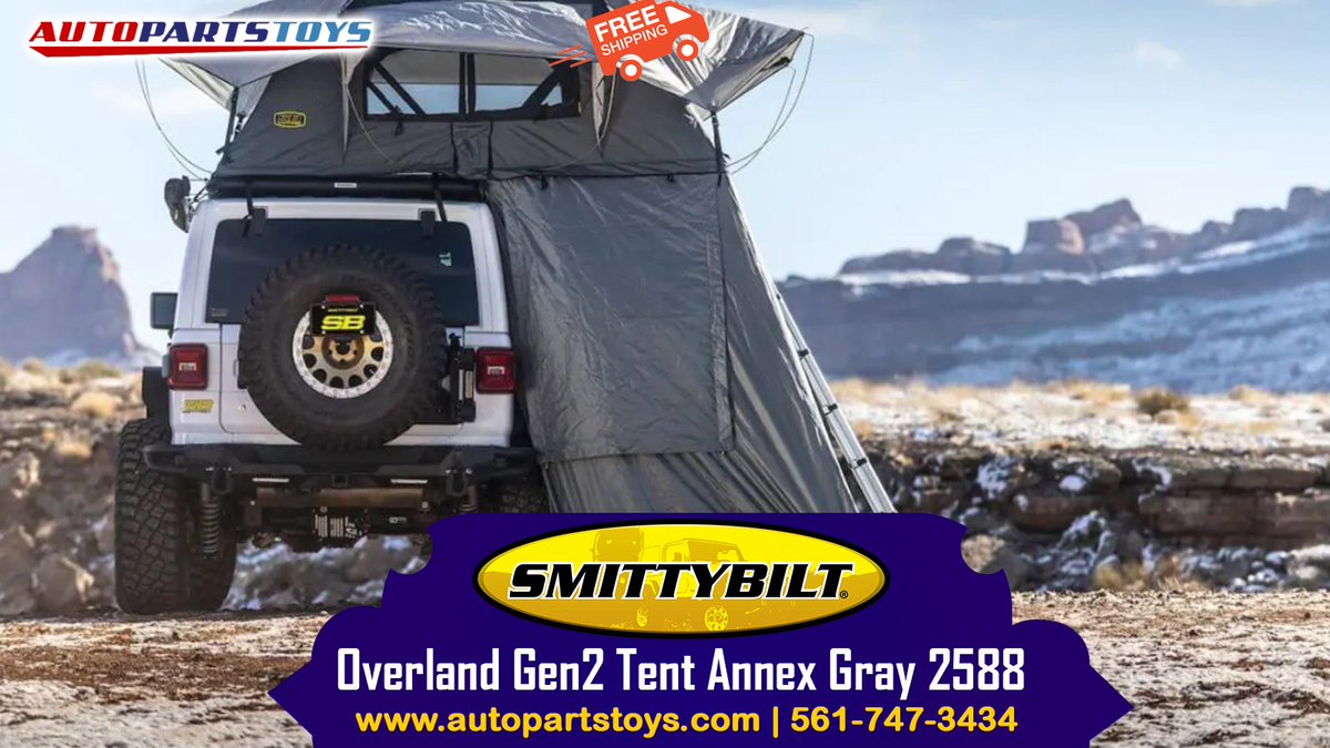 Smittybilt Overland Gen2 Tent Annex Gray 2588
#overlanding #rooftoptent #tentannex