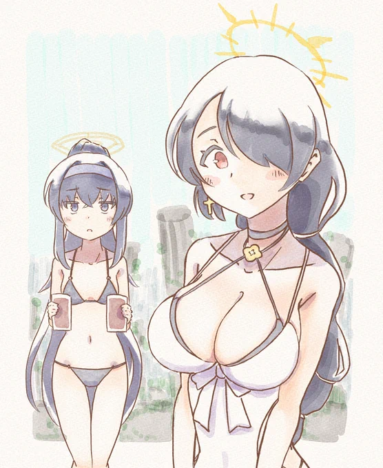 ウイとヒナタ可愛いね#ブルアカ 