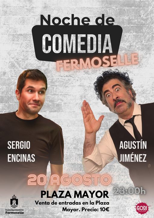 Comedia de alto nivel en Fermoselle de la mano de Agustín Jiménez y Sergio Encinas

<a href="/Ayto_Fermoselle/">Ayuntamiento Fermoselle</a> 

zamoranews.com/articulo/provi…