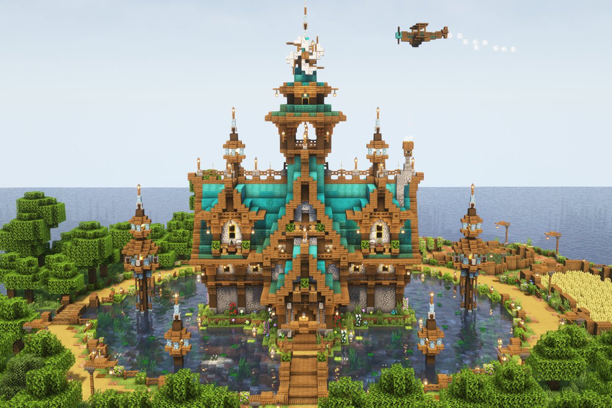 kthmow's tweet photo. 孤島を開拓してみました。

#Minecraft #minecraft建築コミュ #マイクラ建築 #バニラ建築学部 #Minecraftbuilds https://t.co/KZ5PswUZhr