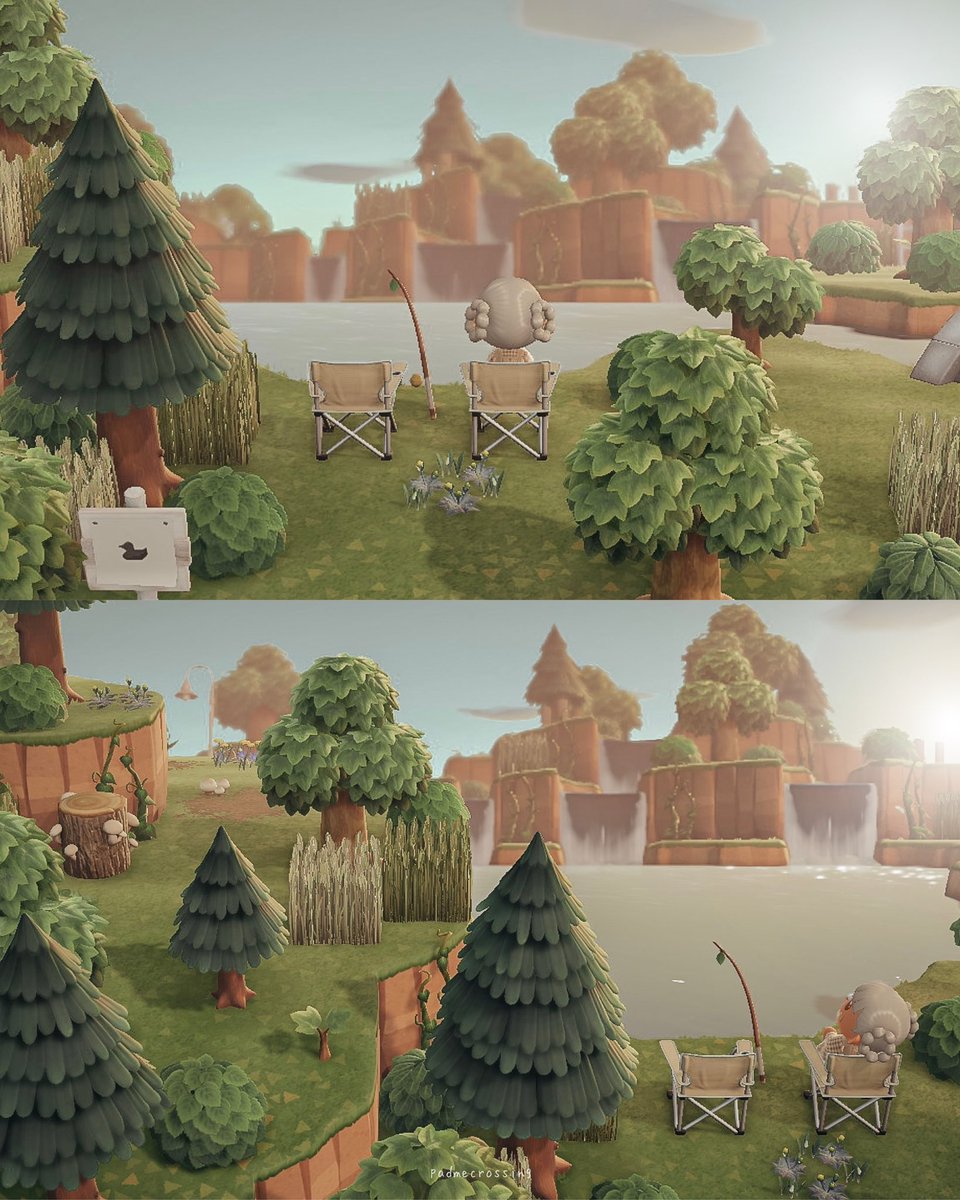 padmecrossing's tweet image. fishing mornings 🎣

#acnh #animalcrossing #acnhinspo