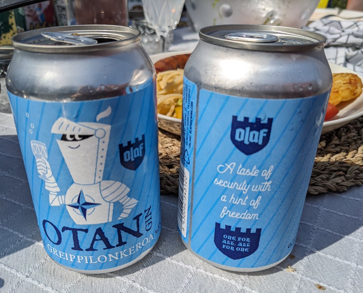 R_d_be's tweet photo. #NAFO / #NATO expansion is non-negotiable ⚔️! In the words of @olafbrewing beer creation of 🇫🇮: "a taste of security with a hint of freedom" 😉🙌 #WeAreNATO #StrongerTogether https://t.co/lb1M6vpXrs