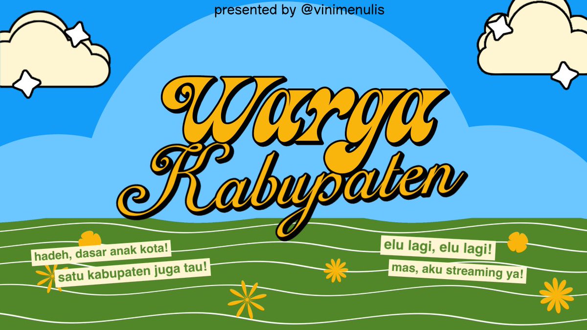 Warga Kabupaten

;Kpop AU
©2023, vinimenulis