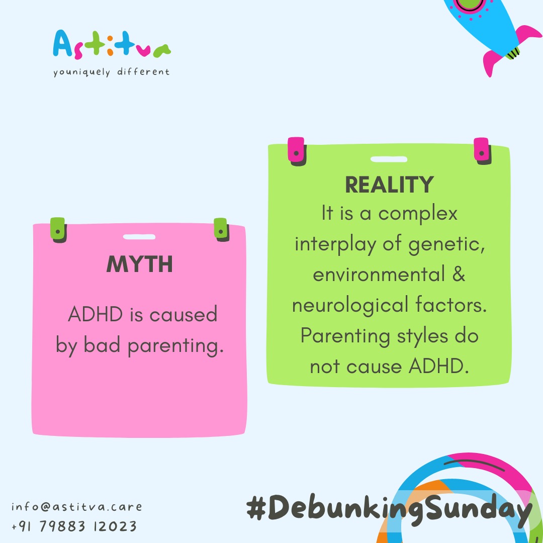 AstitwaahCares's tweet photo. Parenting is always questioned in our country. Thus, this myth is a must to be busted!
#astitva #astitvacare #autism #autismawareness #autismacceptance #adhdawareness #attentiondeficitdisorder #adhdacceptance #childcare #childdevelopment #parenting #myths #mythsvsfacts https://t.co/AfzkkQdqHI