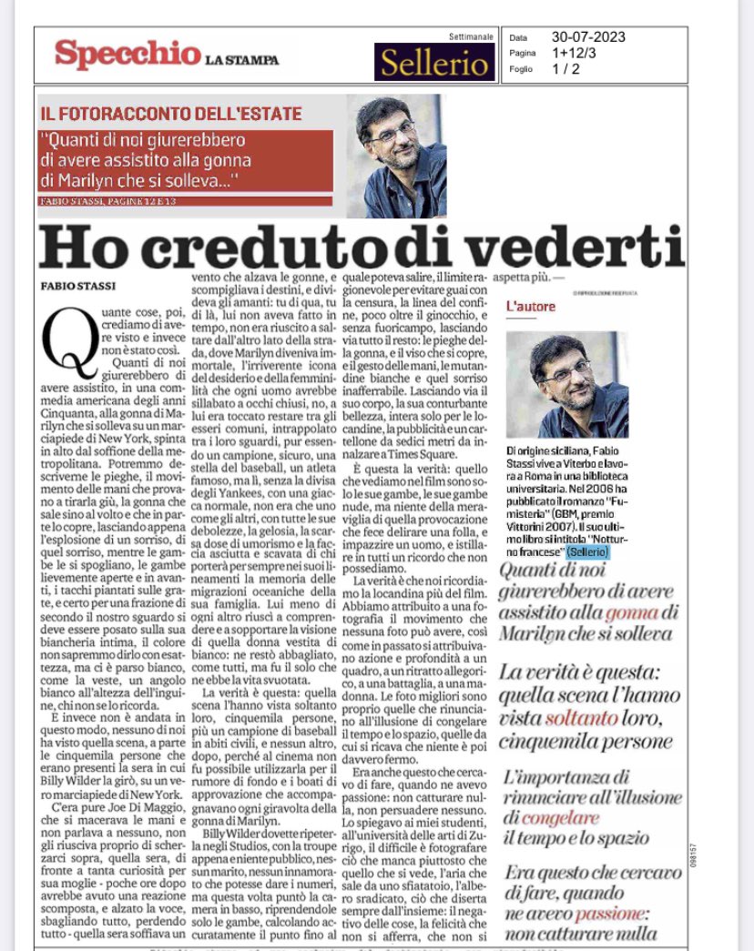 sellerioeditore's tweet image. “Il difficile è fotografare ciò che manca piuttosto che quello che si vede, l'aria che sale da uno sfiatatoio, l'albero sradicato, ciò che diserta sempre dall'insieme: il negativo delle cose, la felicità che non si afferra”. #FabioStassi su #Specchio