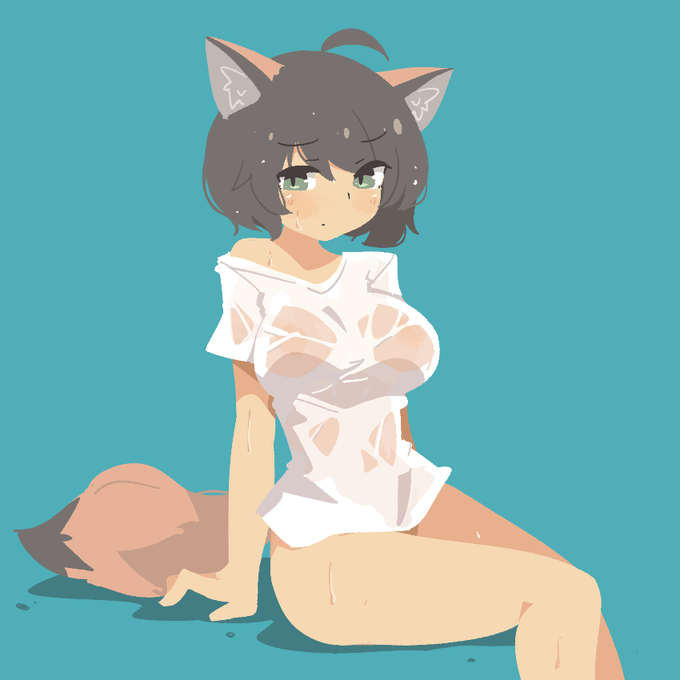 (お題箱)シャツ越しにでっかい乳首が透けちゃうmarichangをお願いします! 