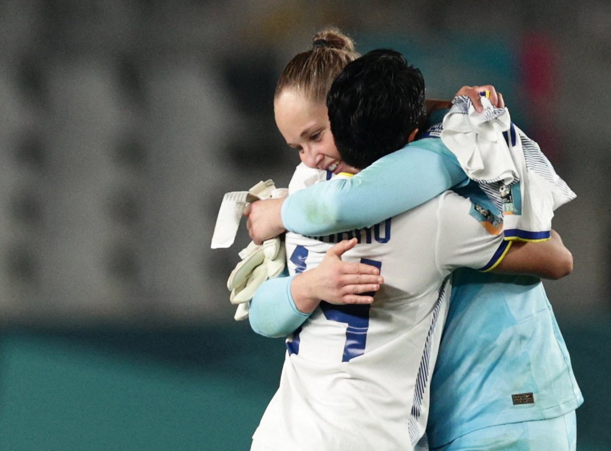 rapplerdotcom's tweet photo. WE ARE PROUD OF YOU, FILIPINAS! ✨🇵🇭

The Philippine women’s football team wraps up its historic FIFA World Cup campaign as former champion Norway unleashes a scoring barrage. #FIFAWWC Photos: Reuters https://t.co/BXb3Dp5HiR https://t.co/zcyix5EFTS
