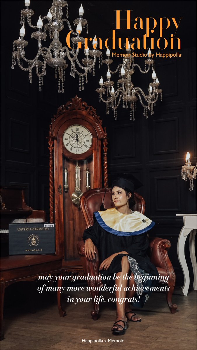 Universitas Brawijaya. Graduation. 
Happipolla. Sunday, July 30th.