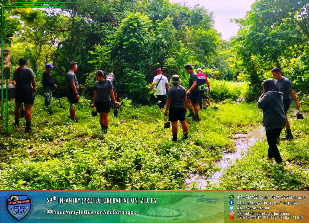 _59protectorbn's tweet photo. TINGNAN | ISANG TREE PLANTING ACTIVITY, GINANAP SA MILITARY RESERVATION SITE SA NASUGBU, BATANGAS

https://t.co/0J3ScT1FUT https://t.co/tkyGIuypu7