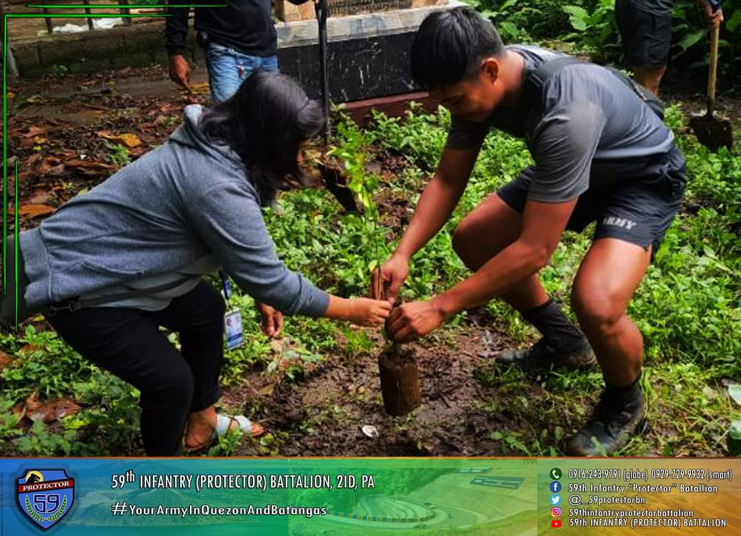 _59protectorbn's tweet photo. TINGNAN | ISANG TREE PLANTING ACTIVITY, GINANAP SA MILITARY RESERVATION SITE SA NASUGBU, BATANGAS

https://t.co/0J3ScT1FUT https://t.co/tkyGIuypu7