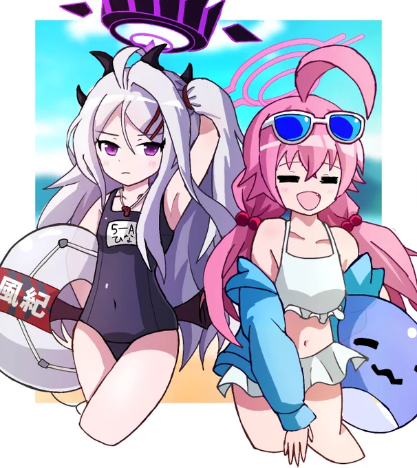 #ブルアカ 水着ヒナホシノ