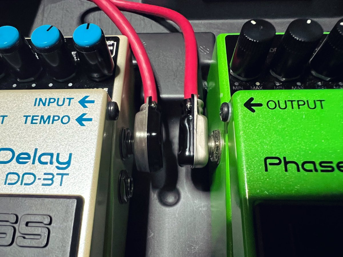 efmaniac's tweet image. ようやく、作ってみた

BOSS 3個ペダルボード用、REANプラグでパッチケーブル

かんたんでした

#エフェクター 
#パッチケーブル 
#エフェクターボード